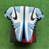 Jordan University Blue Black 1s Size 7Y