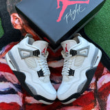Jordan White Cement 4s Size 8