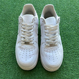 Nike Supreme White Low Air Force 1s Size 8