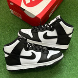 Nike Black White High Dunk Size 10.5