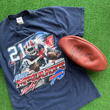 Vintage Buffalo Bills McGahee Tee Size M & Football