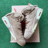 Jordan Travis Scott British Khaki 6s Size 10.5