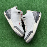 Jordan Reimagined White Cement 3s Size 6.5Y
