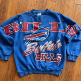 Vintage Buffalo Bills Spellout Crewneck Size M/L
