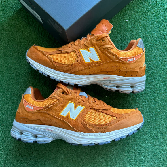 New Balance Vintage Orange Protection Pack 2002R Size 9