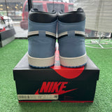 Jordan University Blue Black 1s Size 12