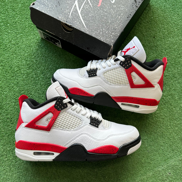 Jordan Red Cement 4s Size 9.5
