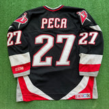Vintage Buffalo Sabres Peca Jersey Size XL