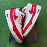 Jordan Tinker University Red 3s Size 11