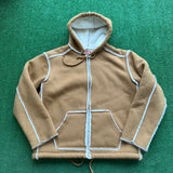 Supreme Shearling Hooded Jacket Size S