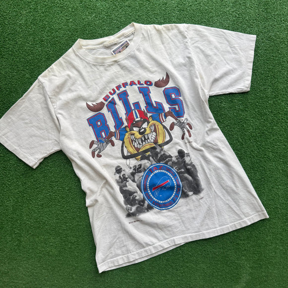 Vintage Buffalo Bills Taz Tee Size M/L