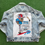 Vintage Buffalo Bills Levi Jean Jacket Size L