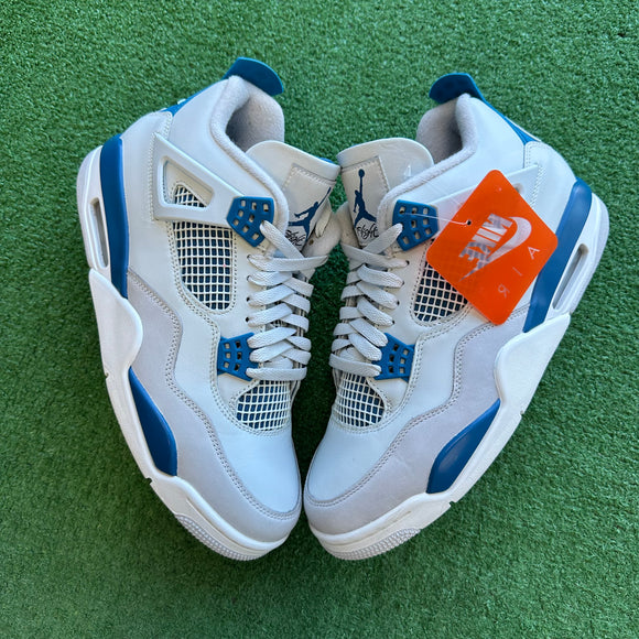 Jordan Military Blue 4s Size 10.5