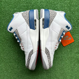 Jordan True Blue 3s Size 9