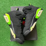 Jordan Electric Green 6s Size 10
