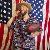 Vintage Buffalo Bills Hawaiian Shirt Size 2XL