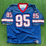 Vintage Buffalo Bills Bryce Paup Reversible Jersey Size XXL