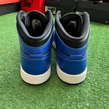 Jordan Hyper Royal Mid 1s Size 7Y