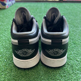 Jordan Black White Grey Low 1s Size 7Y