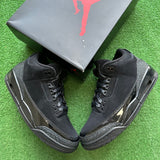 Jordan Black Cat 3s Size 8.5