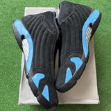 Jordan University Blue 14s Size 12.5