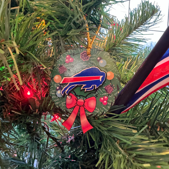 Vintage Buffalo Bills Christmas Ornament