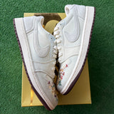 Jordan Football gray Sail Low 1s Size 8W/6.5M