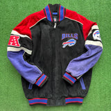 Vintage Buffalo Bills Suede Jacket Size M