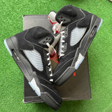 Jordan Black Metallic 5s Size 13