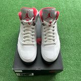 Jordan Fire Red 5s Size 10