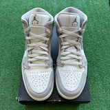 Jordan Natural Sail Grey Mid 1s Size 9
