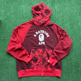 Bape Full Zip Hoodie Size XL