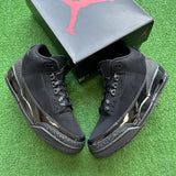 Jordan Black Cat 3s Size 10