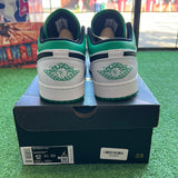 Jordan Lucky Green Black Low 1s Size 12