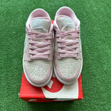 Nike Pink Foam Low Dunk Size 6.5W/5M
