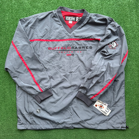Vintage Buffalo Sabres Windbreaker Size XL