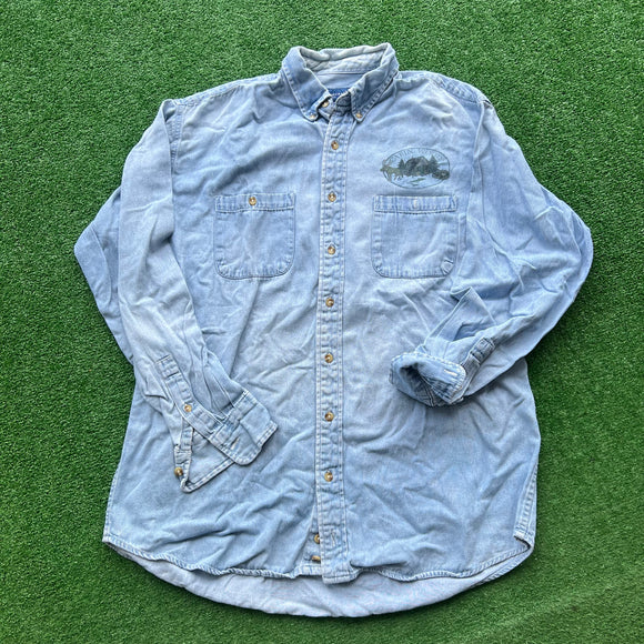 Vintage Denim Shirt Size L