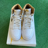 Jordan Metallic Gold 1s Size 8.5W/7M