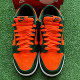 Nike Miami Hurricanes Low Dunk Size 8.5