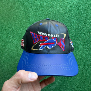 Vintage Buffalo Bills Leather Hat