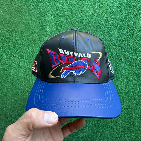 Vintage Buffalo Bills Leather Hat