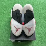 Jordan Fire Red 5s Size 10