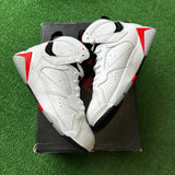 Jordan White Infrared 7s Size 8