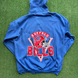 Vintage Buffalo Bills Zip Up Hoodie Size L