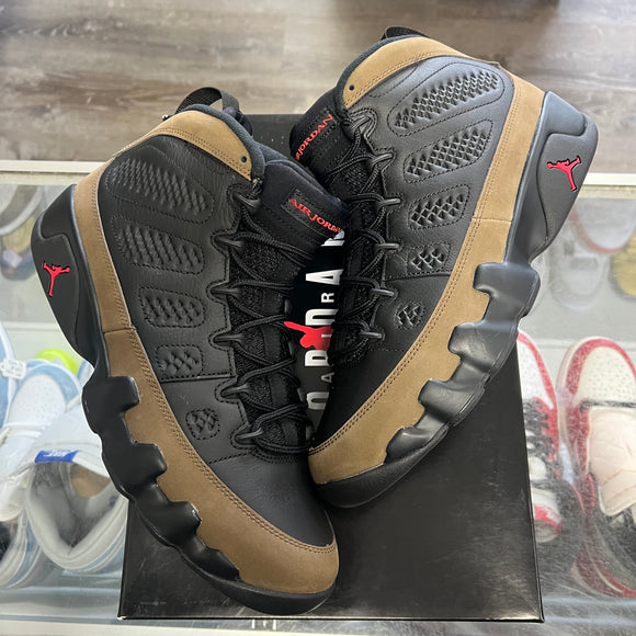 Jordan Olive 9s Size 10.5