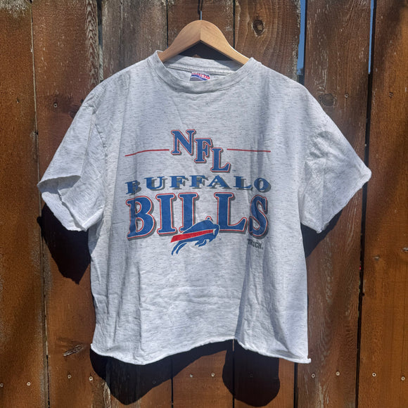 Vintage Buffalo Bills Chopped and Cropped Tee Size XL