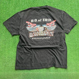 Vintage Harley Davidson Erie Pa Tee Size XL