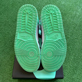 Jordan Green Glow 1s Size 10