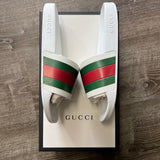 Gucci White Slide Sandal Size 8