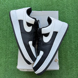 Nike Black White Air Force 1s Size 10.5